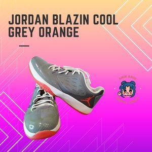 Jordan Blazin Cool Grey Orange